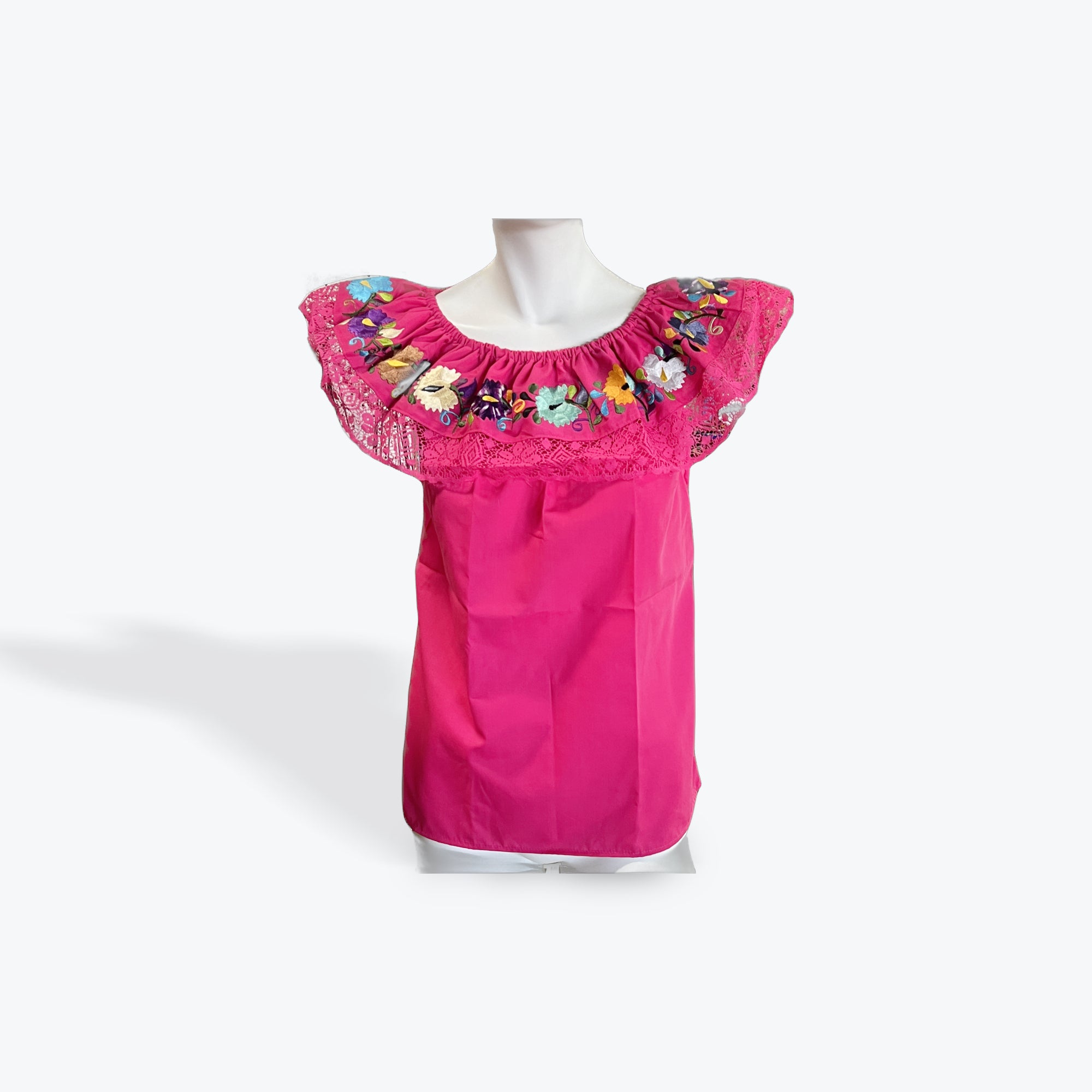Mexican campesino blouse xicali imports 